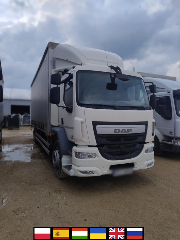 DAF LF 250 / Curtainsider 18 EPAL / sleeping cab - Truk dengan terpal samping: gambar 1 DAF LF 250 / Curtainsider 18 EPAL / sleeping cab - Truk dengan terpal samping: gambar 1