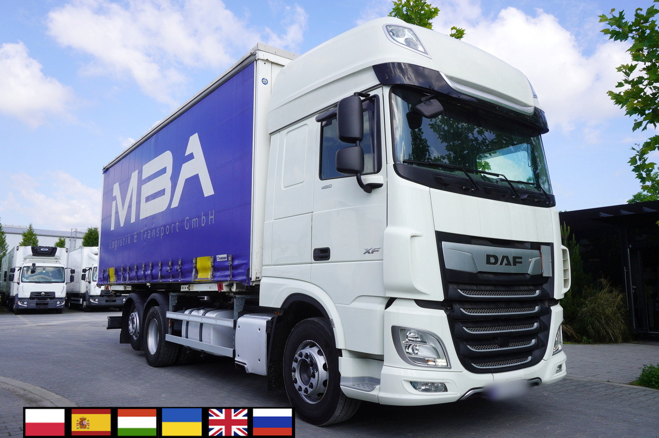 DAF XF 480 SSC / Curtainsider 19 EPAL / 2021 - Truk dengan terpal samping: gambar 1 DAF XF 480 SSC / Curtainsider 19 EPAL / 2021 - Truk dengan terpal samping: gambar 1
