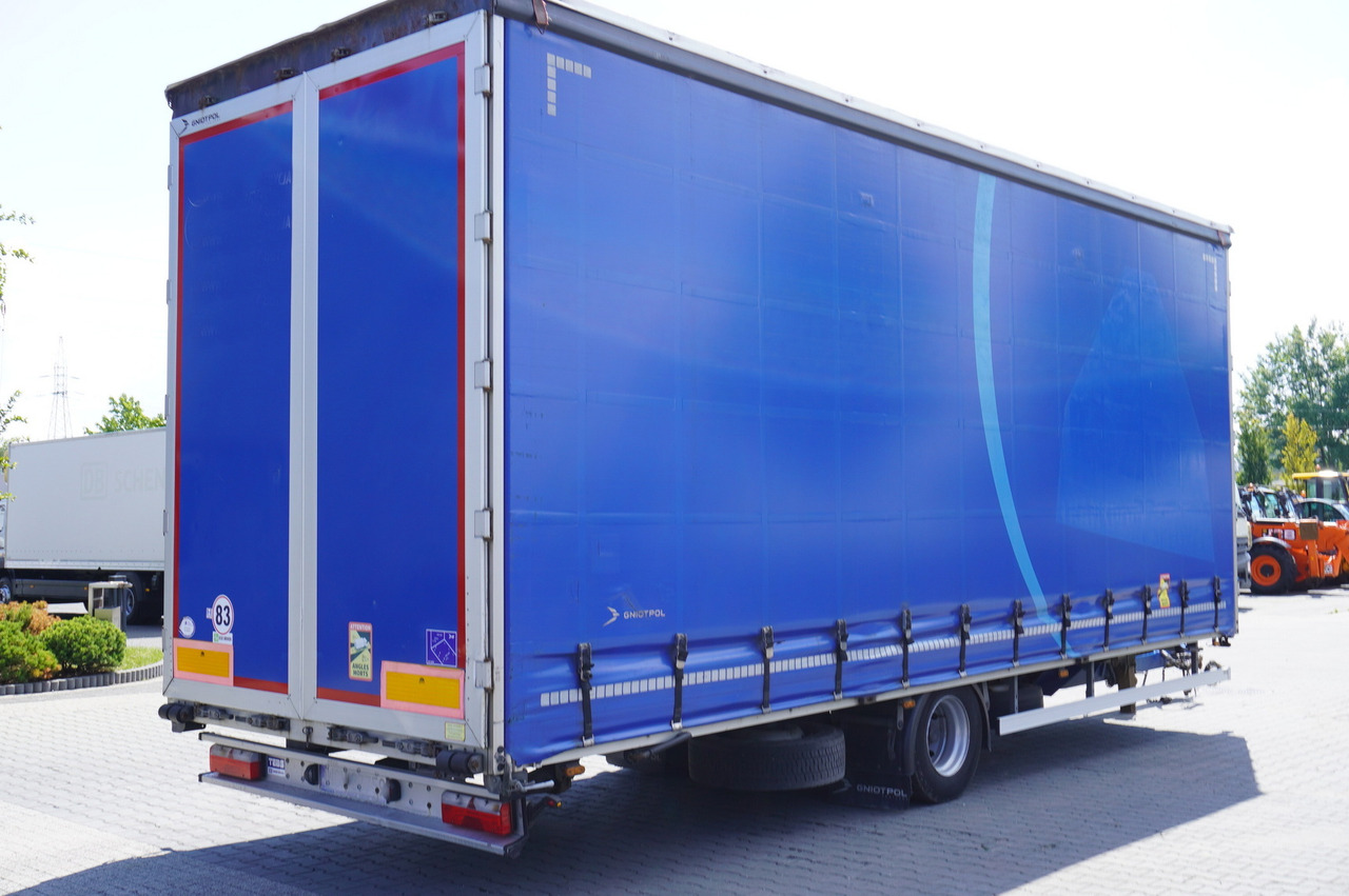 Gniotpol Tandem trailer / 10t / 2018 / 19 pallets - Trailer dengan terpal samping: gambar 4 Gniotpol Tandem trailer / 10t / 2018 / 19 pallets - Trailer dengan terpal samping: gambar 4