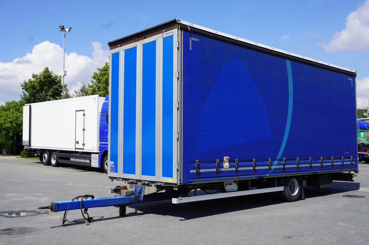 Gniotpol Tandem trailer / 10t / 2018 / 19 pallets - Trailer dengan terpal samping: gambar 1 Gniotpol Tandem trailer / 10t / 2018 / 19 pallets - Trailer dengan terpal samping: gambar 1