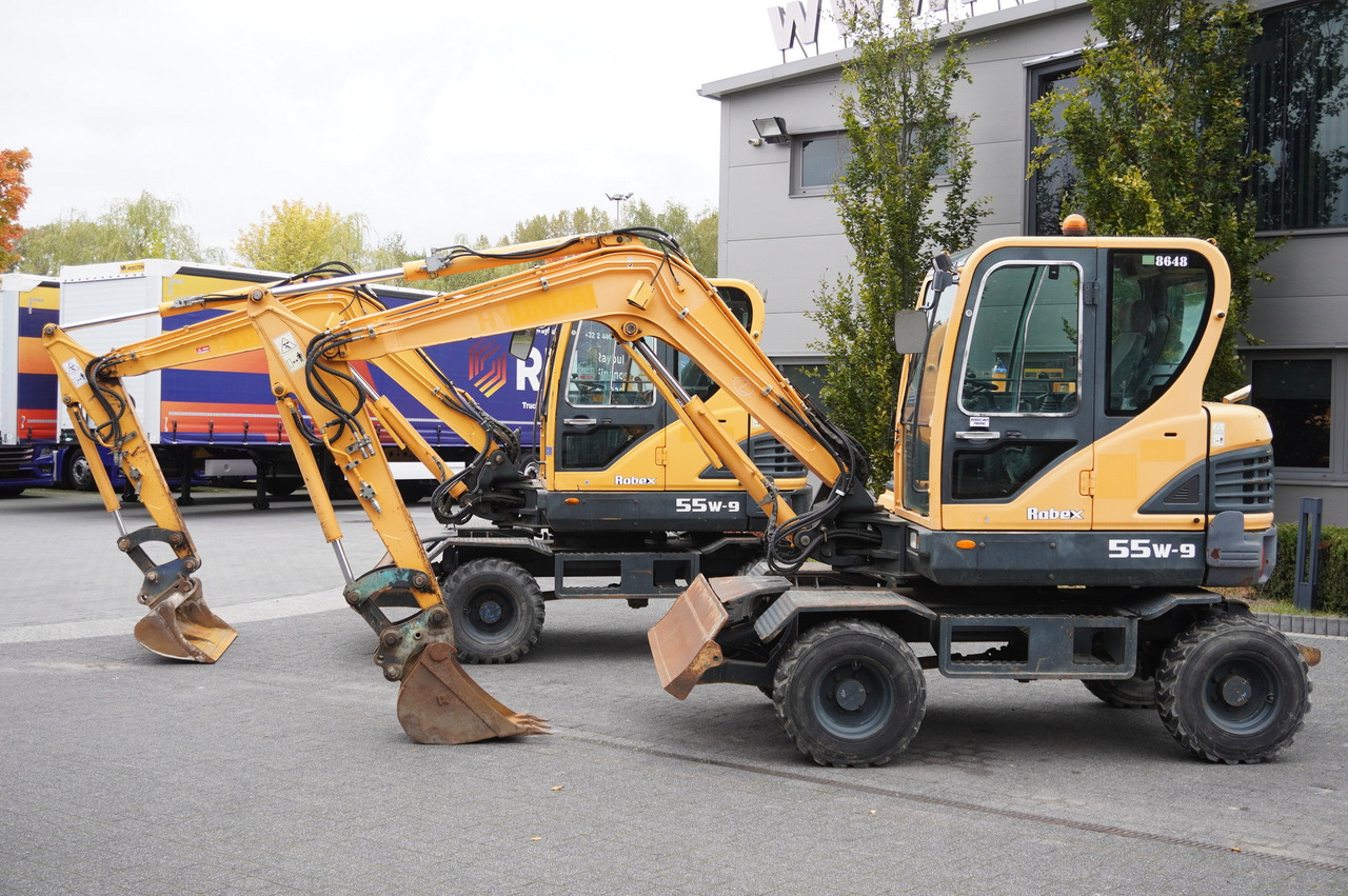 Hyundai Robex 55W-9 Wheeled Excavator 5.5t / 2pcs - Ekskavator mini: gambar 2 Hyundai Robex 55W-9 Wheeled Excavator 5.5t / 2pcs - Ekskavator mini: gambar 2