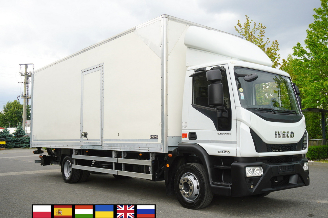 IVECO Eurocargo 12.210 / 18 EPAL box / 130 tho. km! / Dhollandia tail lift 1500 kg - Truk box: gambar 1 IVECO Eurocargo 12.210 / 18 EPAL box / 130 tho. km! / Dhollandia tail lift 1500 kg - Truk box: gambar 1