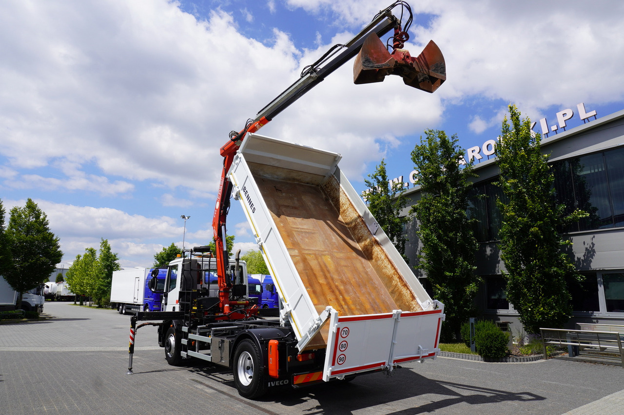 IVECO Eurocargo 160E22 EEV Dump truck / Bortmatic / Crane FASSI F95A.0.22 - Truk flatbed, Truk derek: gambar 4 IVECO Eurocargo 160E22 EEV Dump truck / Bortmatic / Crane FASSI F95A.0.22 - Truk flatbed, Truk derek: gambar 4