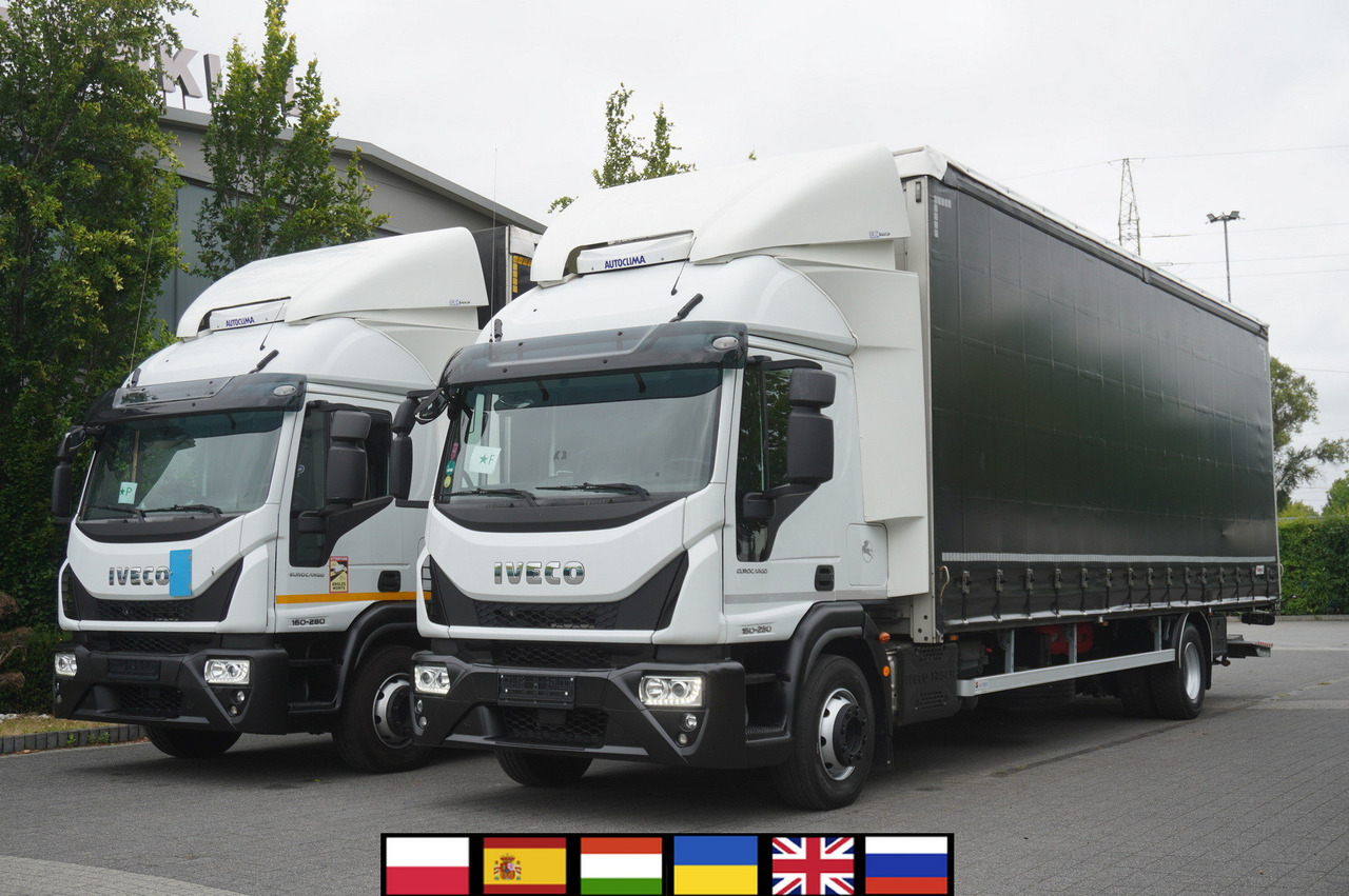 IVECO Eurocargo ML 160E28 E6 Glob / Curtainsider 21 EPAL / 2023 / 2 identical units - Truk jungkit: gambar 1 IVECO Eurocargo ML 160E28 E6 Glob / Curtainsider 21 EPAL / 2023 / 2 identical units - Truk jungkit: gambar 1