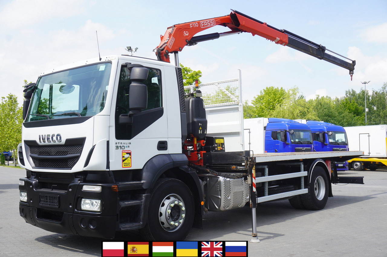 IVECO STRALIS 310 E6 / FASSI F110B / 630 MTH! / 4 t lift cap. / 19 t - Truk derek: gambar 1 IVECO STRALIS 310 E6 / FASSI F110B / 630 MTH! / 4 t lift cap. / 19 t - Truk derek: gambar 1