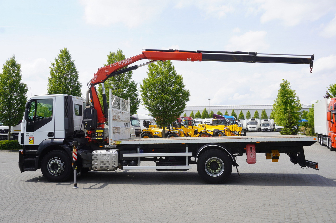 IVECO STRALIS 310 E6 / FASSI F110B / 630 MTH! / 4 t lift cap. / 19 t - Truk flatbed, Truk derek: gambar 4 IVECO STRALIS 310 E6 / FASSI F110B / 630 MTH! / 4 t lift cap. / 19 t - Truk flatbed, Truk derek: gambar 4