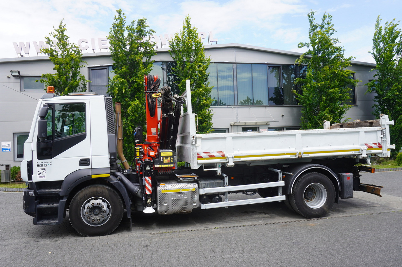 IVECO STRALIS 330 E6 / FASSI 195A 8.5 T / 3-side tipper - Truk jungkit, Truk derek: gambar 3 IVECO STRALIS 330 E6 / FASSI 195A 8.5 T / 3-side tipper - Truk jungkit, Truk derek: gambar 3