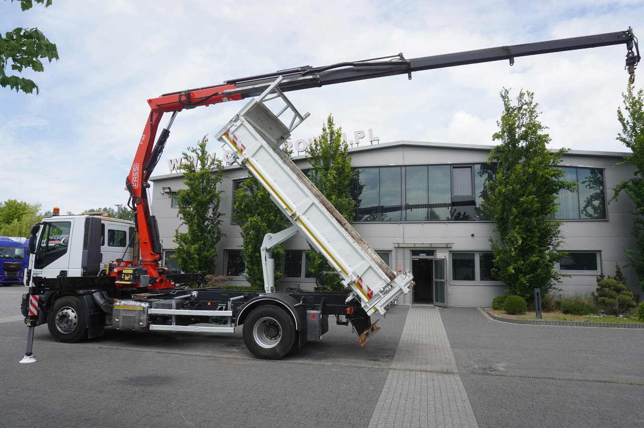 IVECO STRALIS 330 E6 / FASSI 195A 8.5 T / 3-side tipper - Truk jungkit, Truk derek: gambar 4 IVECO STRALIS 330 E6 / FASSI 195A 8.5 T / 3-side tipper - Truk jungkit, Truk derek: gambar 4