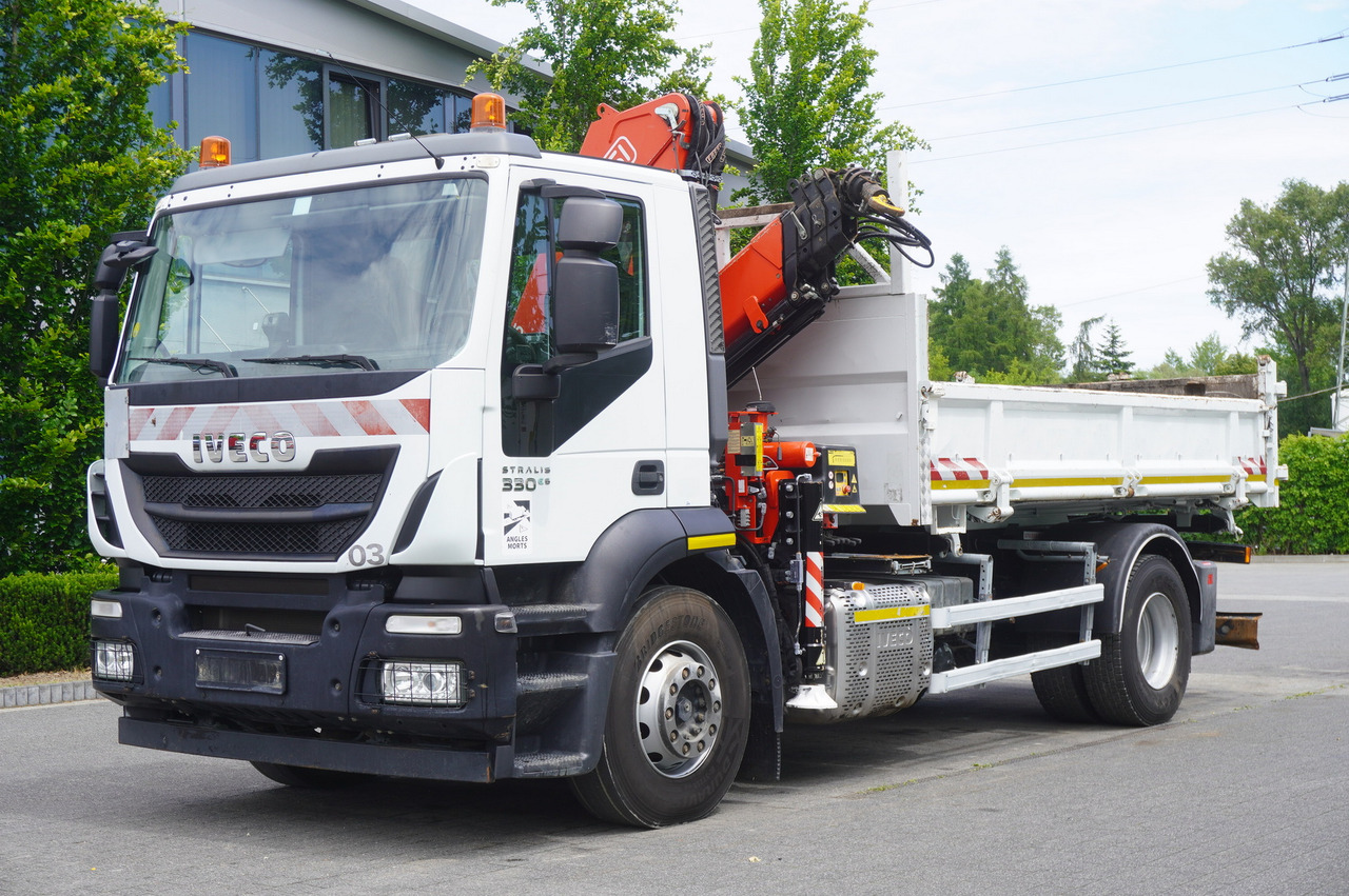 IVECO STRALIS 330 E6 / FASSI 195A 8.5 T / 3-side tipper - Truk derek: gambar 2 IVECO STRALIS 330 E6 / FASSI 195A 8.5 T / 3-side tipper - Truk derek: gambar 2