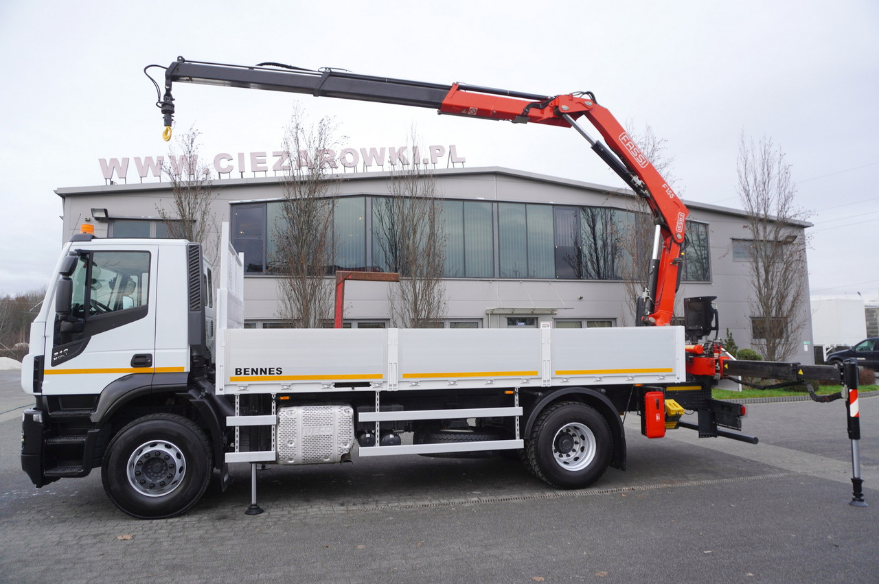 IVECO Stralis X-Way 310 4x2 E6 / Fassi F155 crane / 670 MTH / Remote control / Rotator / 130 tho. km - Truk flatbed, Truk derek: gambar 3 IVECO Stralis X-Way 310 4x2 E6 / Fassi F155 crane / 670 MTH / Remote control / Rotator / 130 tho. km - Truk flatbed, Truk derek: gambar 3