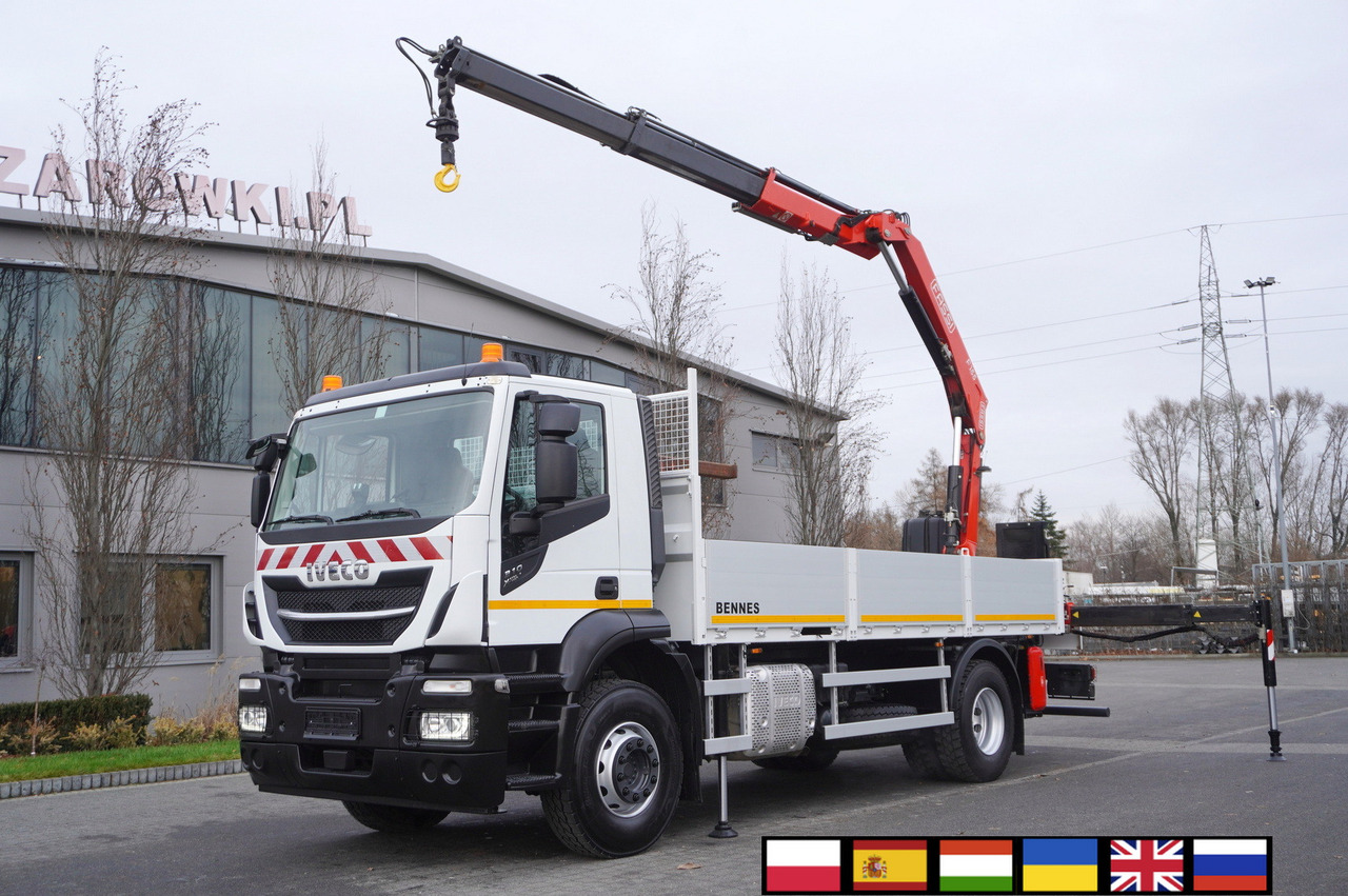 IVECO Stralis X-Way 310 4x2 E6 / Fassi F155 crane / 670 MTH / Remote control / Rotator / 130 tho. km - Truk derek: gambar 1 IVECO Stralis X-Way 310 4x2 E6 / Fassi F155 crane / 670 MTH / Remote control / Rotator / 130 tho. km - Truk derek: gambar 1