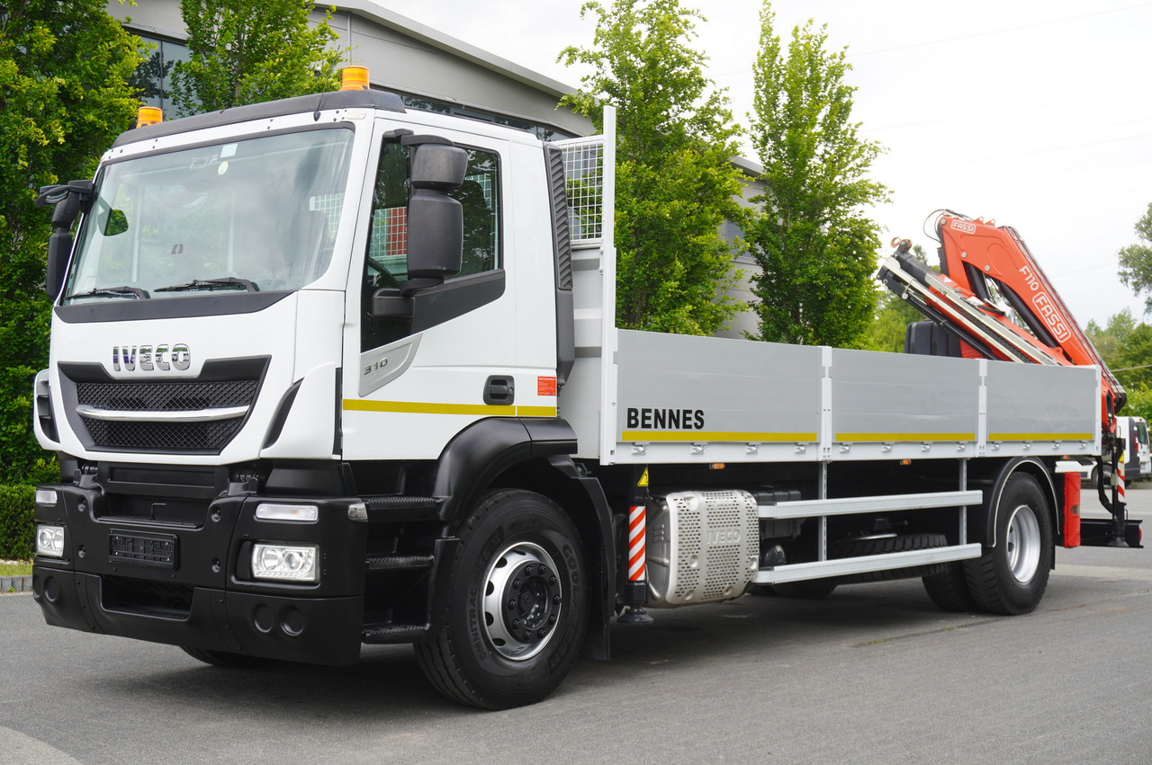 Iveco Stralis 310 / 34 tho km !!! / FASSI 4 Tons 400 MTH! / Flatbed - Truk flatbed, Truk derek: gambar 4 Iveco Stralis 310 / 34 tho km !!! / FASSI 4 Tons 400 MTH! / Flatbed - Truk flatbed, Truk derek: gambar 4