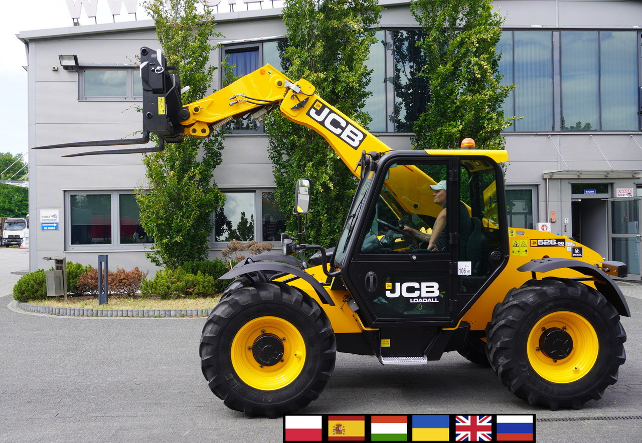 JCB 526-56 AGRI Plus / 5.6 m telescopic loader / joystick - Loader depan teleskopik: gambar 1 JCB 526-56 AGRI Plus / 5.6 m telescopic loader / joystick - Loader depan teleskopik: gambar 1