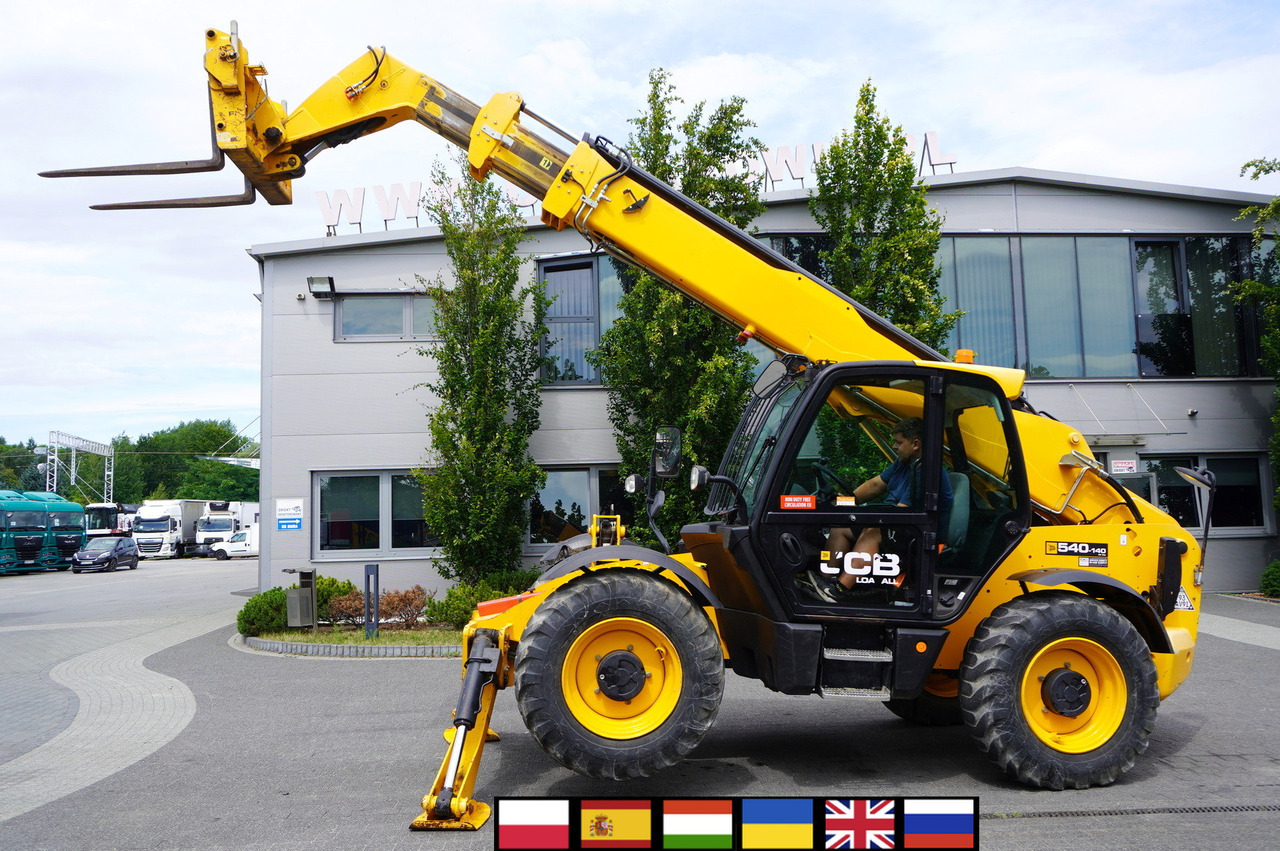JCB 540-140 telescopic loader / 14 m range / 1800 MTH - Loader depan teleskopik: gambar 1 JCB 540-140 telescopic loader / 14 m range / 1800 MTH - Loader depan teleskopik: gambar 1