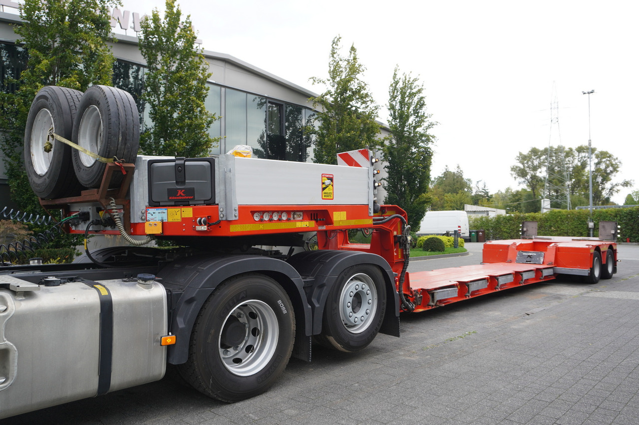 KÄSSBOHRER LB2 TIEF-BETT low loader semi-trailer / 16.5 m / Extendable semi-trailer / steered axles / 2 units - Semi-trailer low bed: gambar 2 KÄSSBOHRER LB2 TIEF-BETT low loader semi-trailer / 16.5 m / Extendable semi-trailer / steered axles / 2 units - Semi-trailer low bed: gambar 2