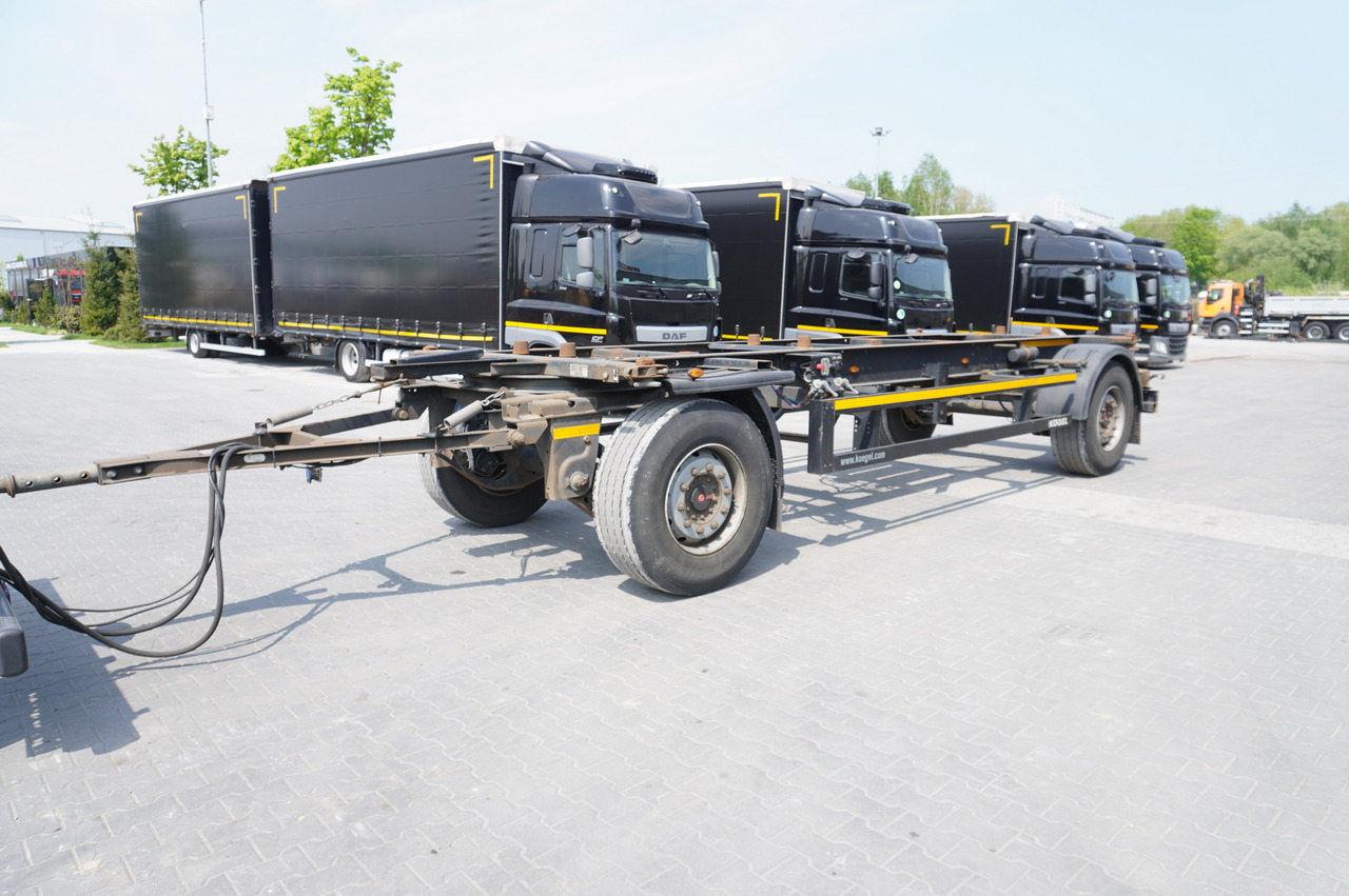 KOGEL AWE 18, two-axle, BDF, 7.5m chassis , air suspension, SAF axles - Trailer sasis: gambar 2 KOGEL AWE 18, two-axle, BDF, 7.5m chassis , air suspension, SAF axles - Trailer sasis: gambar 2