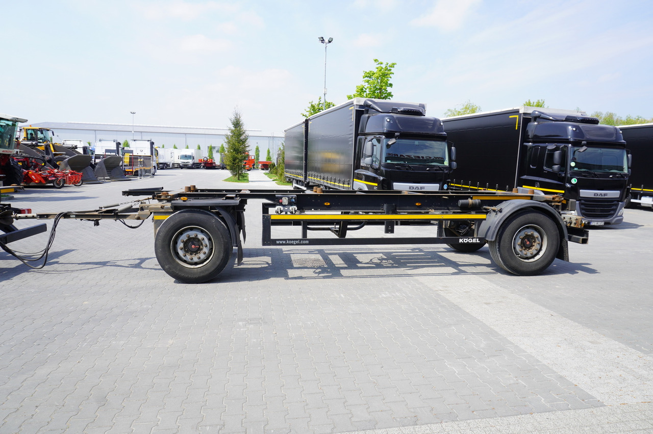 KOGEL AWE 18, two-axle, BDF, 7.5m chassis , air suspension, SAF axles - Trailer sasis: gambar 3 KOGEL AWE 18, two-axle, BDF, 7.5m chassis , air suspension, SAF axles - Trailer sasis: gambar 3