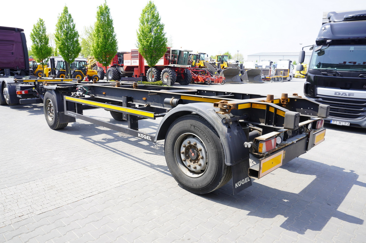 KOGEL AWE 18, two-axle, BDF, 7.5m chassis , air suspension, SAF axles - Trailer sasis: gambar 4 KOGEL AWE 18, two-axle, BDF, 7.5m chassis , air suspension, SAF axles - Trailer sasis: gambar 4