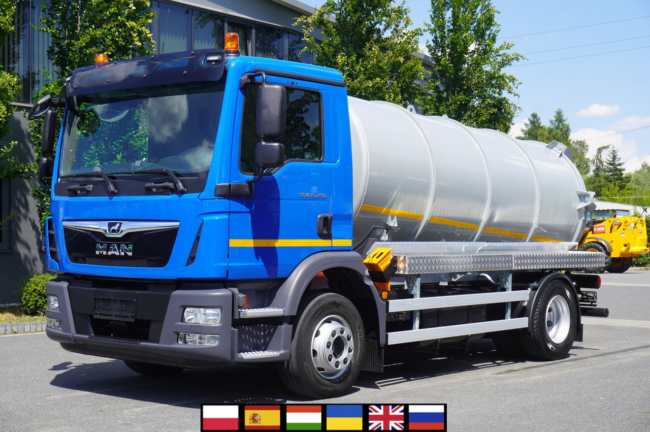 MAN TGM 15.250 / NEW septic tank (07/2025) superstructure 8000 l / 160 tho. km! - Truk tangki: gambar 1 MAN TGM 15.250 / NEW septic tank (07/2025) superstructure 8000 l / 160 tho. km! - Truk tangki: gambar 1