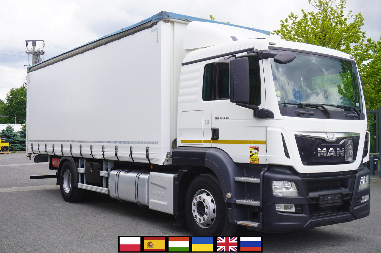 MAN TGS 18.440 / 19 EPAL curtainsider / Sleeper cab - Truk dengan terpal samping: gambar 1 MAN TGS 18.440 / 19 EPAL curtainsider / Sleeper cab - Truk dengan terpal samping: gambar 1