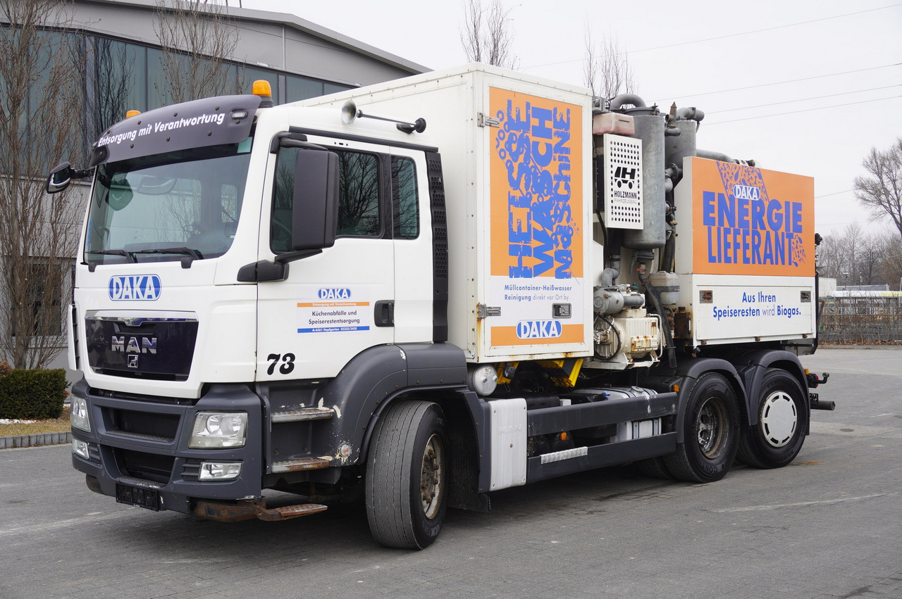 MAN TGS 26.360 / Holzmann Fahrzeugbau HBS 28/120.00 kitchen waste vehicle / Euro 5 - Truk sampah: gambar 1 MAN TGS 26.360 / Holzmann Fahrzeugbau HBS 28/120.00 kitchen waste vehicle / Euro 5 - Truk sampah: gambar 1