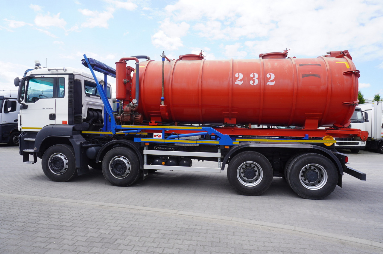 MAN TGS 35.400 8 × 4 E5 / HYVA HOOK LIFT 32.56 SE / Septic barrel 13000 L - Kapal tanker bubur: gambar 4 MAN TGS 35.400 8 × 4 E5 / HYVA HOOK LIFT 32.56 SE / Septic barrel 13000 L - Kapal tanker bubur: gambar 4