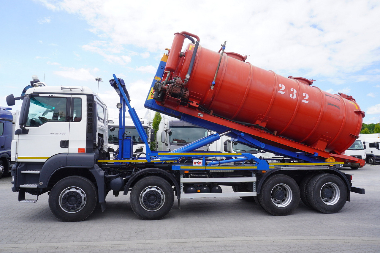 MAN TGS 35.400 8 × 4 E5 / HYVA HOOK LIFT 32.56 SE / Septic barrel 13000 L - Kapal tanker bubur: gambar 3 MAN TGS 35.400 8 × 4 E5 / HYVA HOOK LIFT 32.56 SE / Septic barrel 13000 L - Kapal tanker bubur: gambar 3
