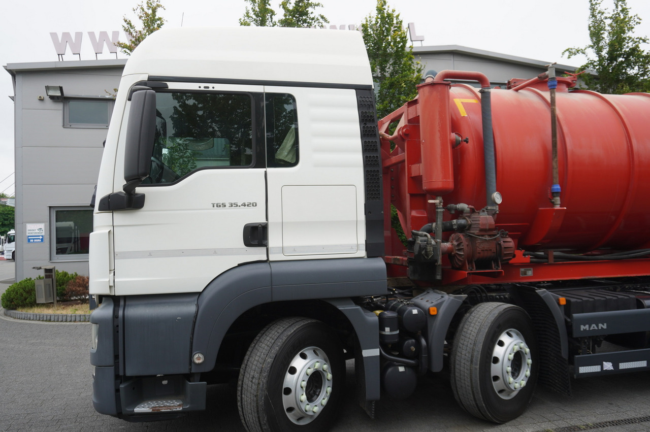 Kapal tanker bubur MAN TGS 35.420 8×2 / NEW septic barrel 13000 L / 3 steered axles: gambar 16