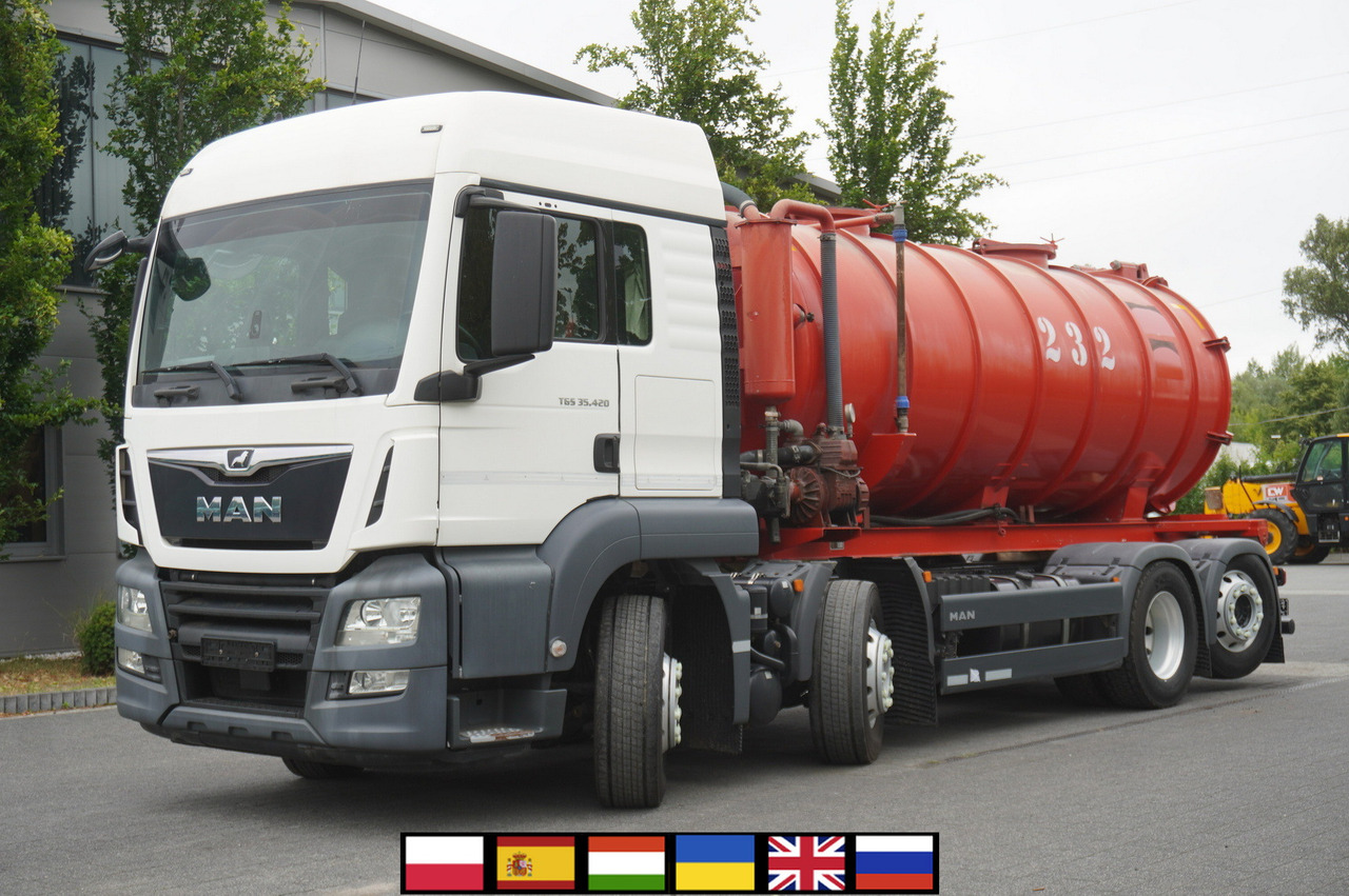 MAN TGS 35.420 8×2 / NEW septic barrel 13000 L / 3 steered axles - Injektor bubur: gambar 1 MAN TGS 35.420 8×2 / NEW septic barrel 13000 L / 3 steered axles - Injektor bubur: gambar 1