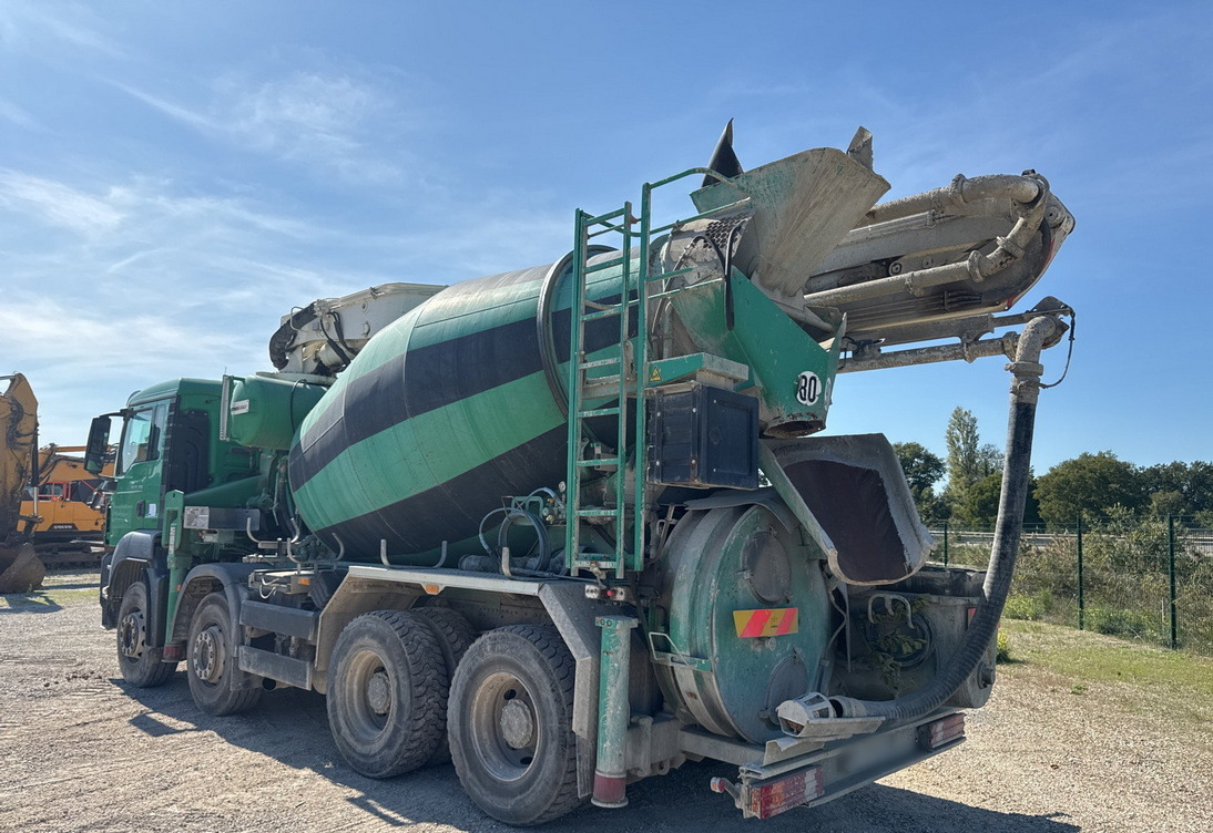 MAN TGS 35.480 8x4 Concrete Mixer Pump truck / Putzmeister M24-3 / 1600 MTH! - Truk pengaduk beton: gambar 4 MAN TGS 35.480 8x4 Concrete Mixer Pump truck / Putzmeister M24-3 / 1600 MTH! - Truk pengaduk beton: gambar 4
