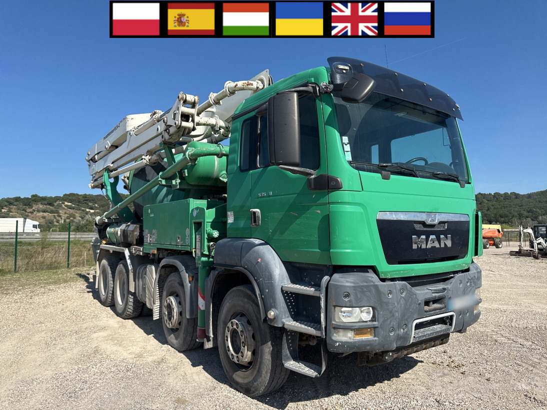 MAN TGS 35.480 8x4 Concrete Mixer Pump truck / Putzmeister M24-3 / 1600 MTH! - Truk pengaduk beton: gambar 1 MAN TGS 35.480 8x4 Concrete Mixer Pump truck / Putzmeister M24-3 / 1600 MTH! - Truk pengaduk beton: gambar 1