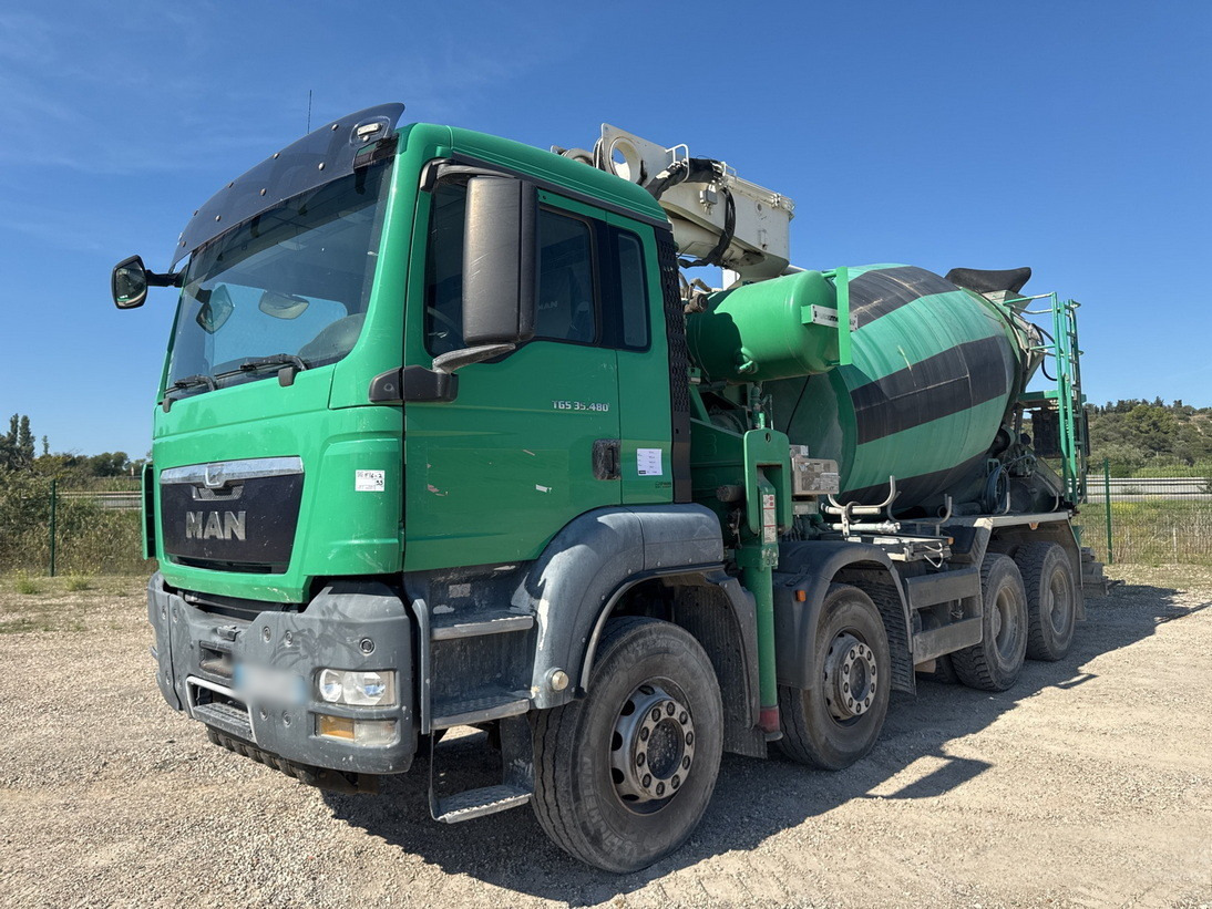 MAN TGS 35.480 8x4 Concrete Mixer Pump truck / Putzmeister M24-3 / 1600 MTH! - Truk pengaduk beton: gambar 2 MAN TGS 35.480 8x4 Concrete Mixer Pump truck / Putzmeister M24-3 / 1600 MTH! - Truk pengaduk beton: gambar 2