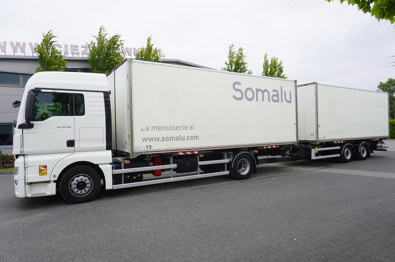 MAN TGX 18.430 / 18 EPAL box / Fruehauf 18 EPAL box trailer / 2021 - Truk box: gambar 2 MAN TGX 18.430 / 18 EPAL box / Fruehauf 18 EPAL box trailer / 2021 - Truk box: gambar 2