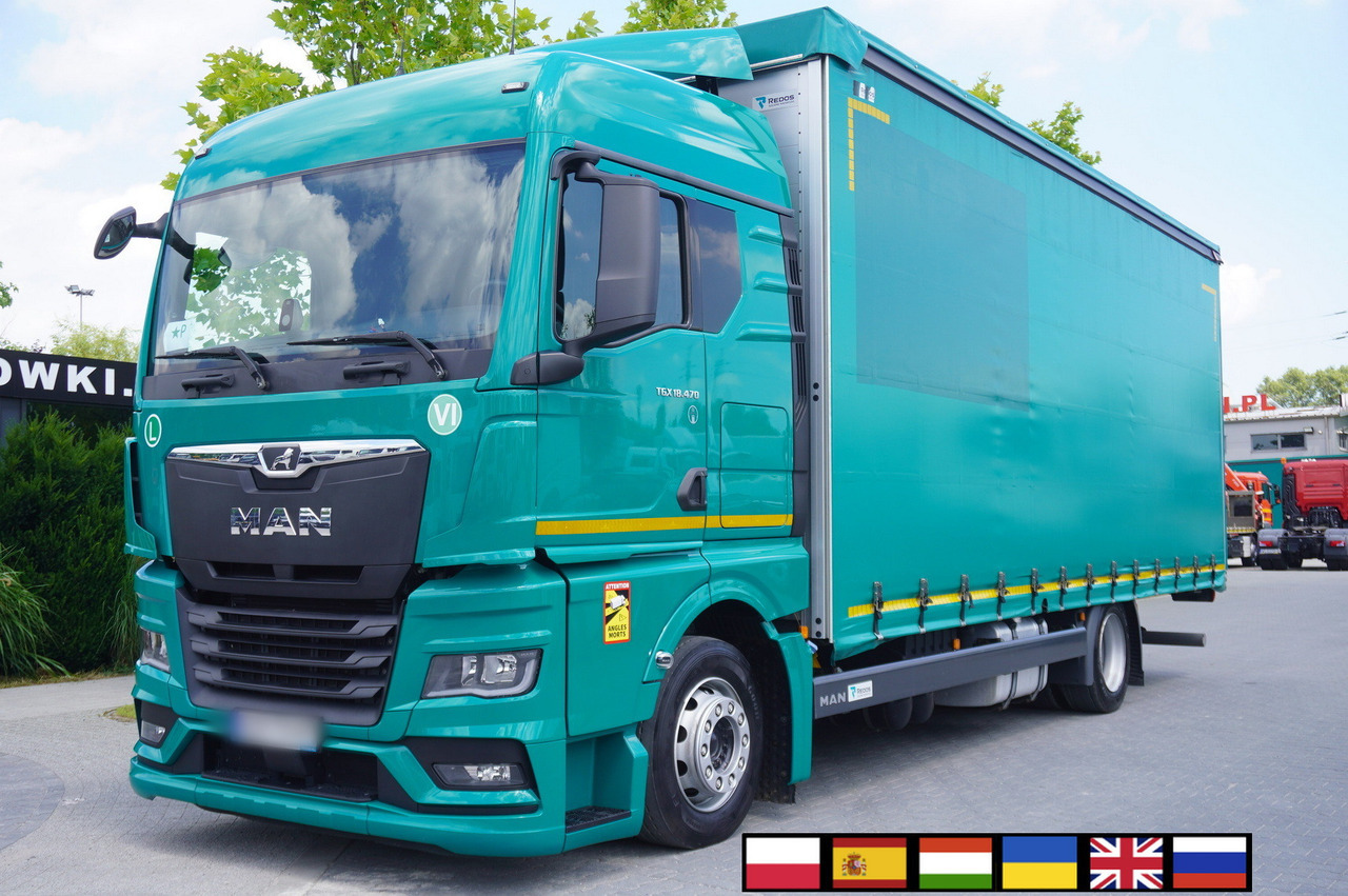 MAN TGX 18.470 / 2022 / Curtainsider 19 EPAL / Retarder / 15 units - Truk dengan terpal samping: gambar 1 MAN TGX 18.470 / 2022 / Curtainsider 19 EPAL / Retarder / 15 units - Truk dengan terpal samping: gambar 1