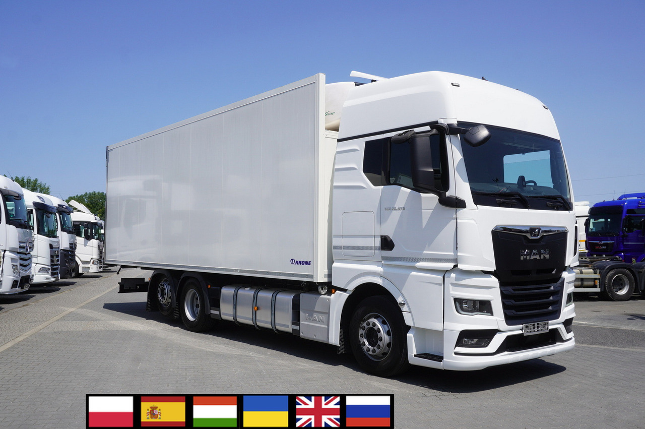 MAN TGX 26.470 / 2022 / Krone Refrigerator 40 EPAL Multitemp Dopplestock / Carrier Supra 950 MT - Truk berpendingin: gambar 1 MAN TGX 26.470 / 2022 / Krone Refrigerator 40 EPAL Multitemp Dopplestock / Carrier Supra 950 MT - Truk berpendingin: gambar 1