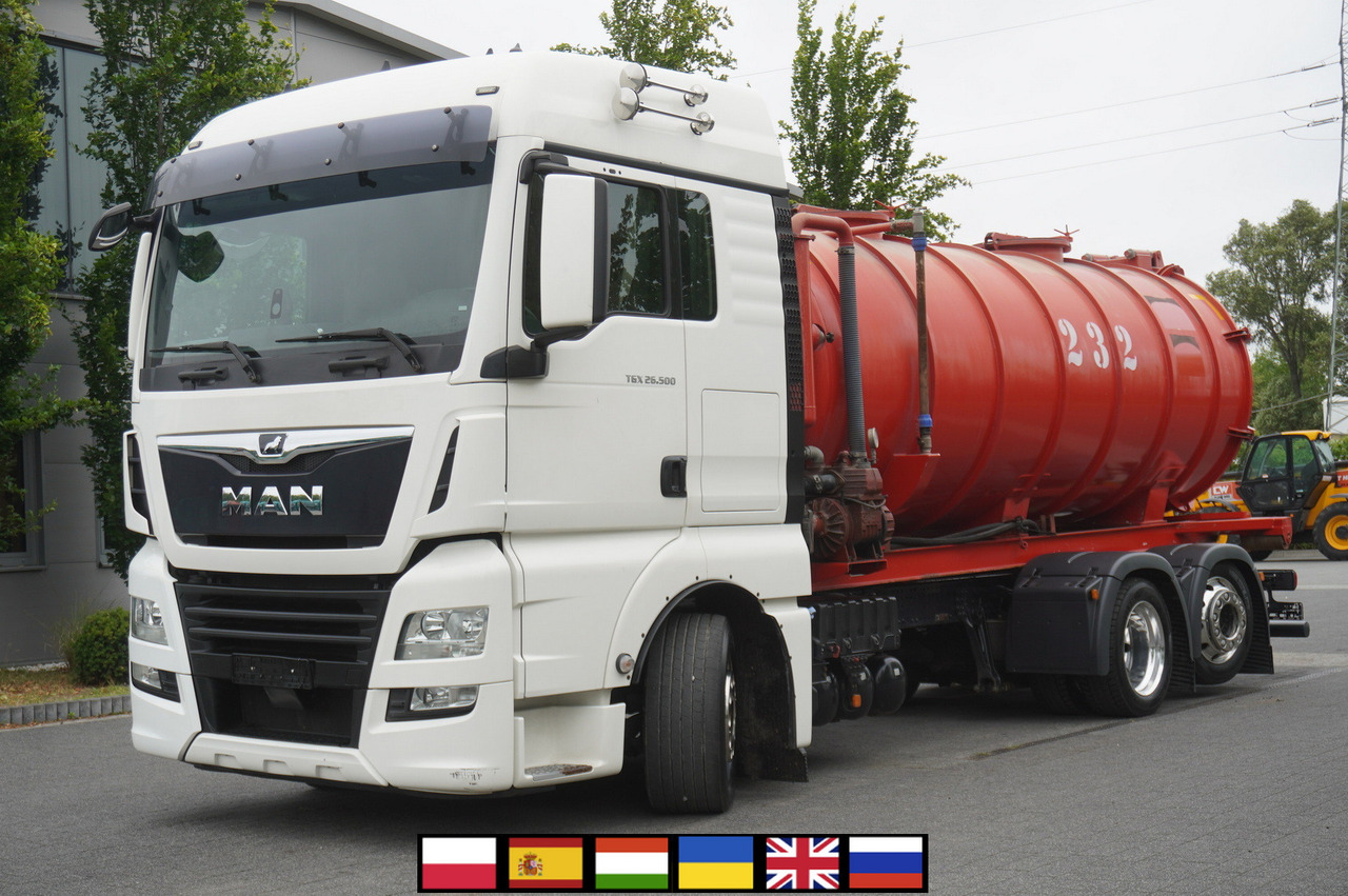 MAN TGX 26.500 / NEW Stal Septic barrel 13000 l / steering 3rd axle - Truk tangki: gambar 1 MAN TGX 26.500 / NEW Stal Septic barrel 13000 l / steering 3rd axle - Truk tangki: gambar 1