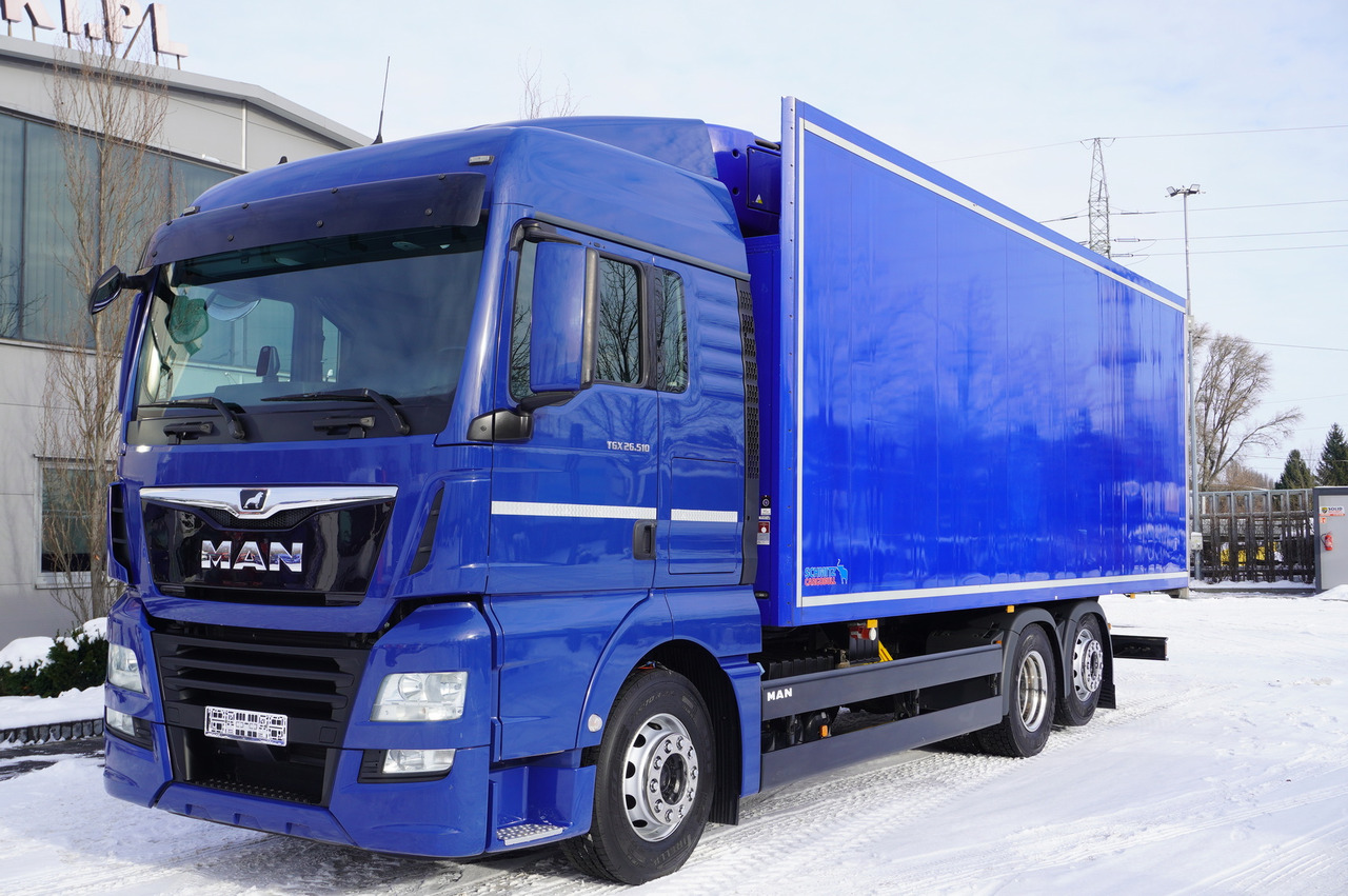 MAN TGX 26.510 6×2 E6 2021 / ATP/FRC / Schmitz FLOWER refrigerator 19 pallets / steering axle / 2 units - Truk berpendingin: gambar 3 MAN TGX 26.510 6×2 E6 2021 / ATP/FRC / Schmitz FLOWER refrigerator 19 pallets / steering axle / 2 units - Truk berpendingin: gambar 3