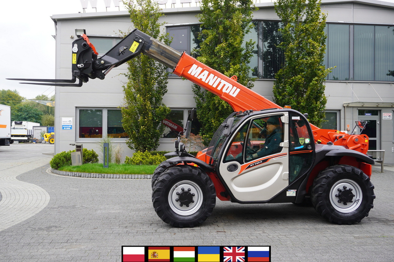 MANITOU MT 730 H / 7 m reach / 3 t / height 190 cm / 2900 MTH! / Joystick - Loader depan teleskopik: gambar 1 MANITOU MT 730 H / 7 m reach / 3 t / height 190 cm / 2900 MTH! / Joystick - Loader depan teleskopik: gambar 1