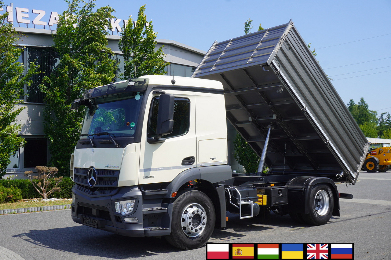 MERCEDES-BENZ Actros 1840 / New 3-side tipper 10 EPAL / Diff. lock / Load cap 10 t - Truk jungkit: gambar 1 MERCEDES-BENZ Actros 1840 / New 3-side tipper 10 EPAL / Diff. lock / Load cap 10 t - Truk jungkit: gambar 1
