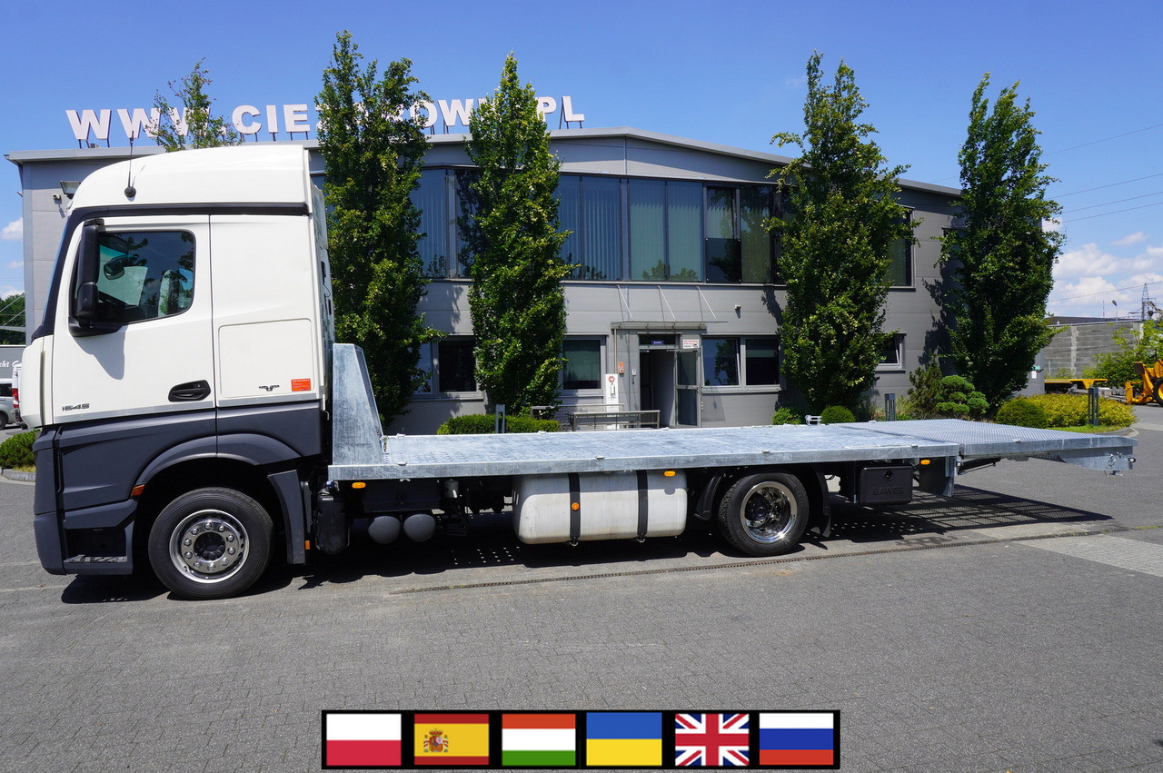 MERCEDES-BENZ Actros 1845 4×2 E6 / NEW tow truck platform 8.3 m / Sleeper cab - Truk pengangkut mobil: gambar 1 MERCEDES-BENZ Actros 1845 4×2 E6 / NEW tow truck platform 8.3 m / Sleeper cab - Truk pengangkut mobil: gambar 1