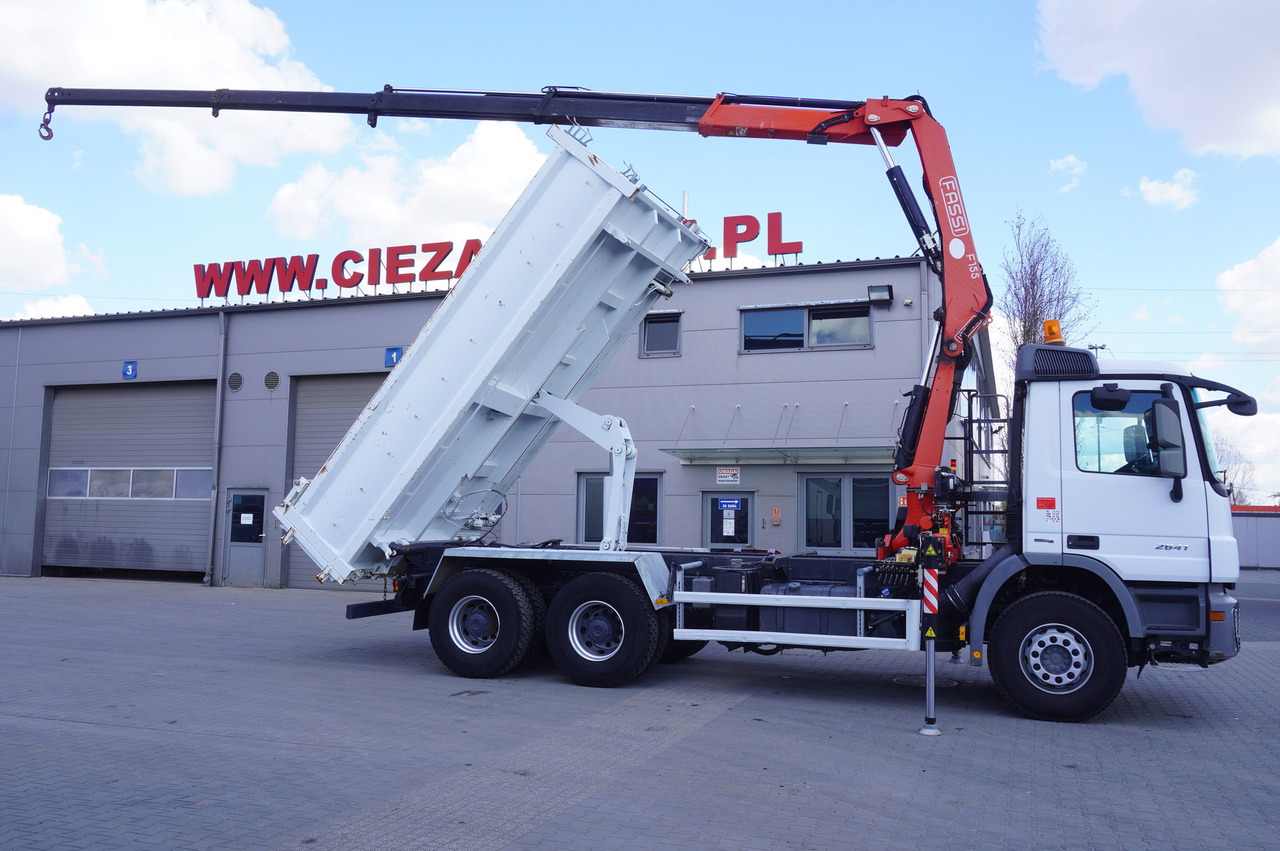 MERCEDES-BENZ Actros 2641 6×4 E5 / Crane / Dumper / 110000 km! - Truk flatbed, Truk derek: gambar 3 MERCEDES-BENZ Actros 2641 6×4 E5 / Crane / Dumper / 110000 km! - Truk flatbed, Truk derek: gambar 3
