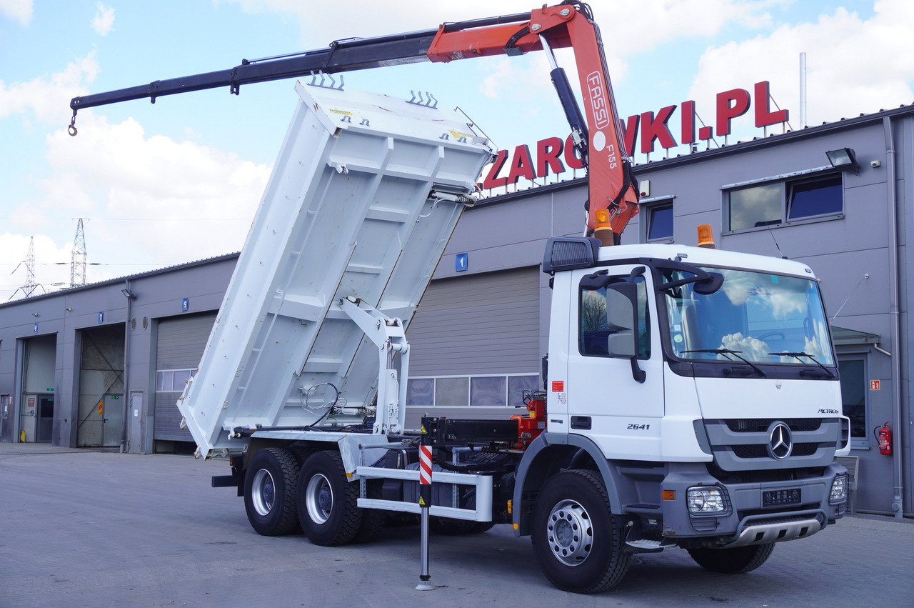 MERCEDES-BENZ Actros 2641 6×4 E5 / Crane / Dumper / 110000 km! - Truk derek, Truk derek: gambar 1 MERCEDES-BENZ Actros 2641 6×4 E5 / Crane / Dumper / 110000 km! - Truk derek, Truk derek: gambar 1