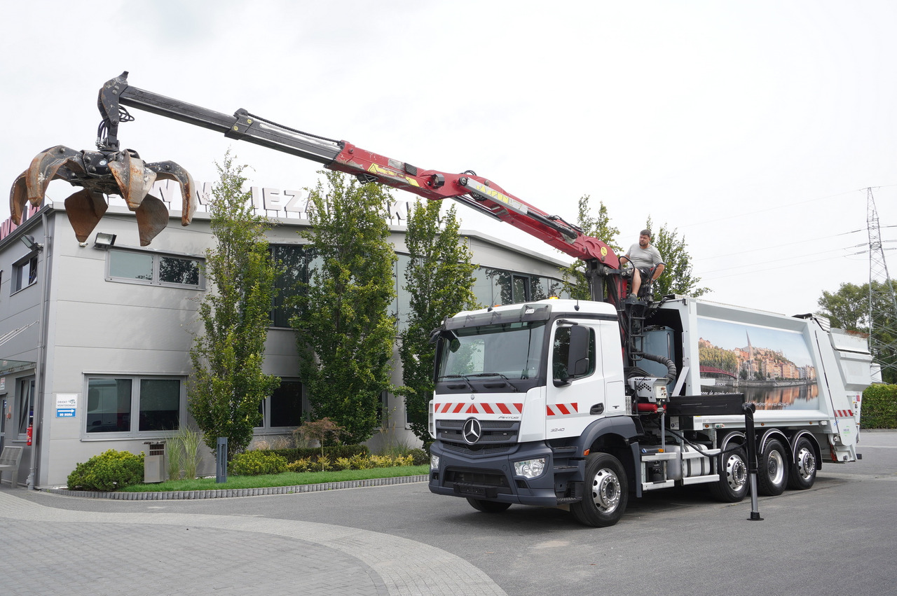 Leasing MERCEDES-BENZ Antos 3240 8x2 / Tajfun 5T crane / Farid Industries garbage truck/ 3 steered axles MERCEDES-BENZ Antos 3240 8x2 / Tajfun 5T crane / Farid Industries garbage truck/ 3 steered axles: gambar 9 Leasing MERCEDES-BENZ Antos 3240 8x2 / Tajfun 5T crane / Farid Industries garbage truck/ 3 steered axles MERCEDES-BENZ Antos 3240 8x2 / Tajfun 5T crane / Farid Industries garbage truck/ 3 steered axles: gambar 9