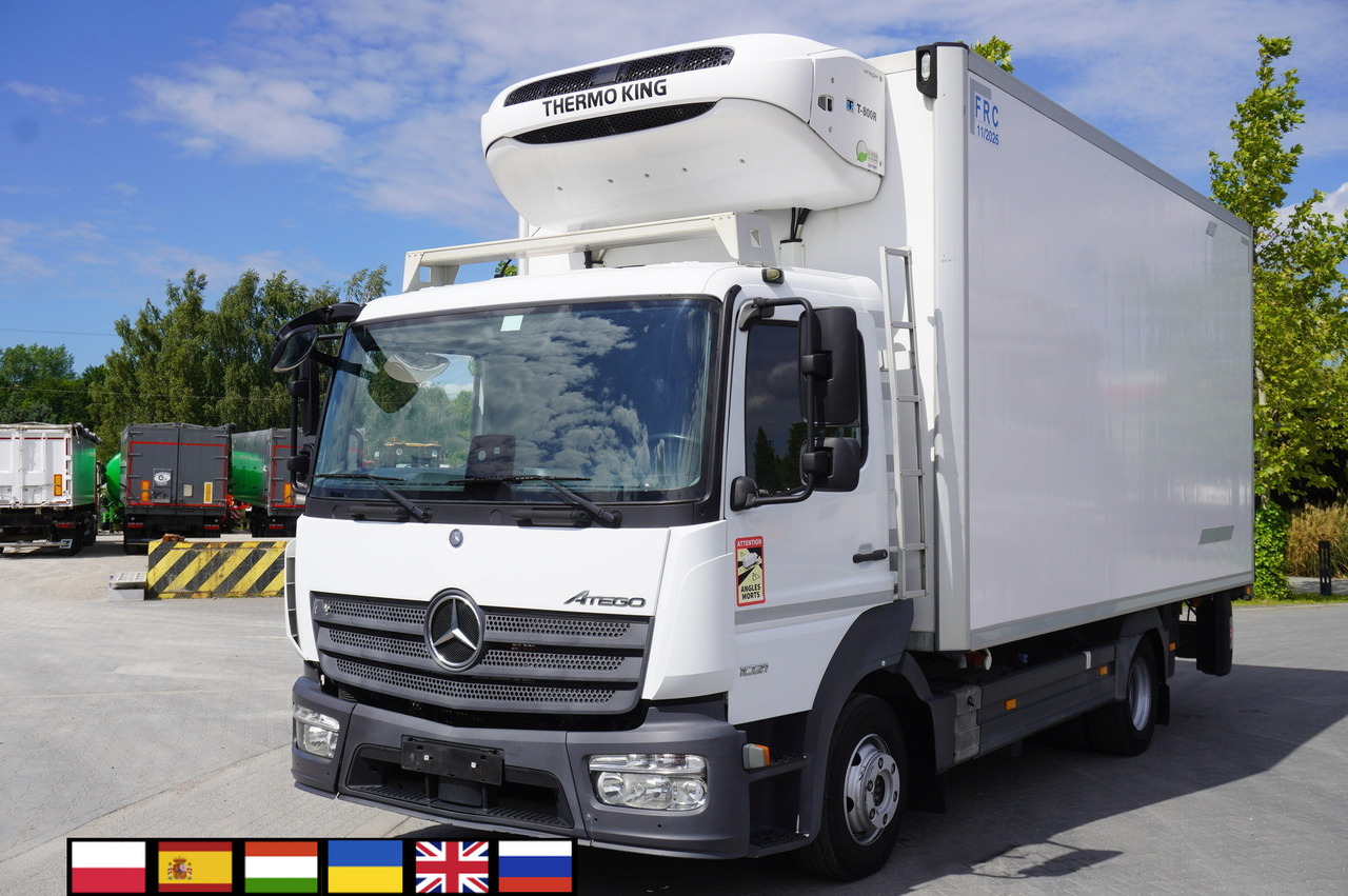 MERCEDES-BENZ Atego 1021 / Lamberet meat hook refrigerator / Carcass elevator 1000 kg / Thermoking T800 R - Truk berpendingin, Truk derek: gambar 1 MERCEDES-BENZ Atego 1021 / Lamberet meat hook refrigerator / Carcass elevator 1000 kg / Thermoking T800 R - Truk berpendingin, Truk derek: gambar 1