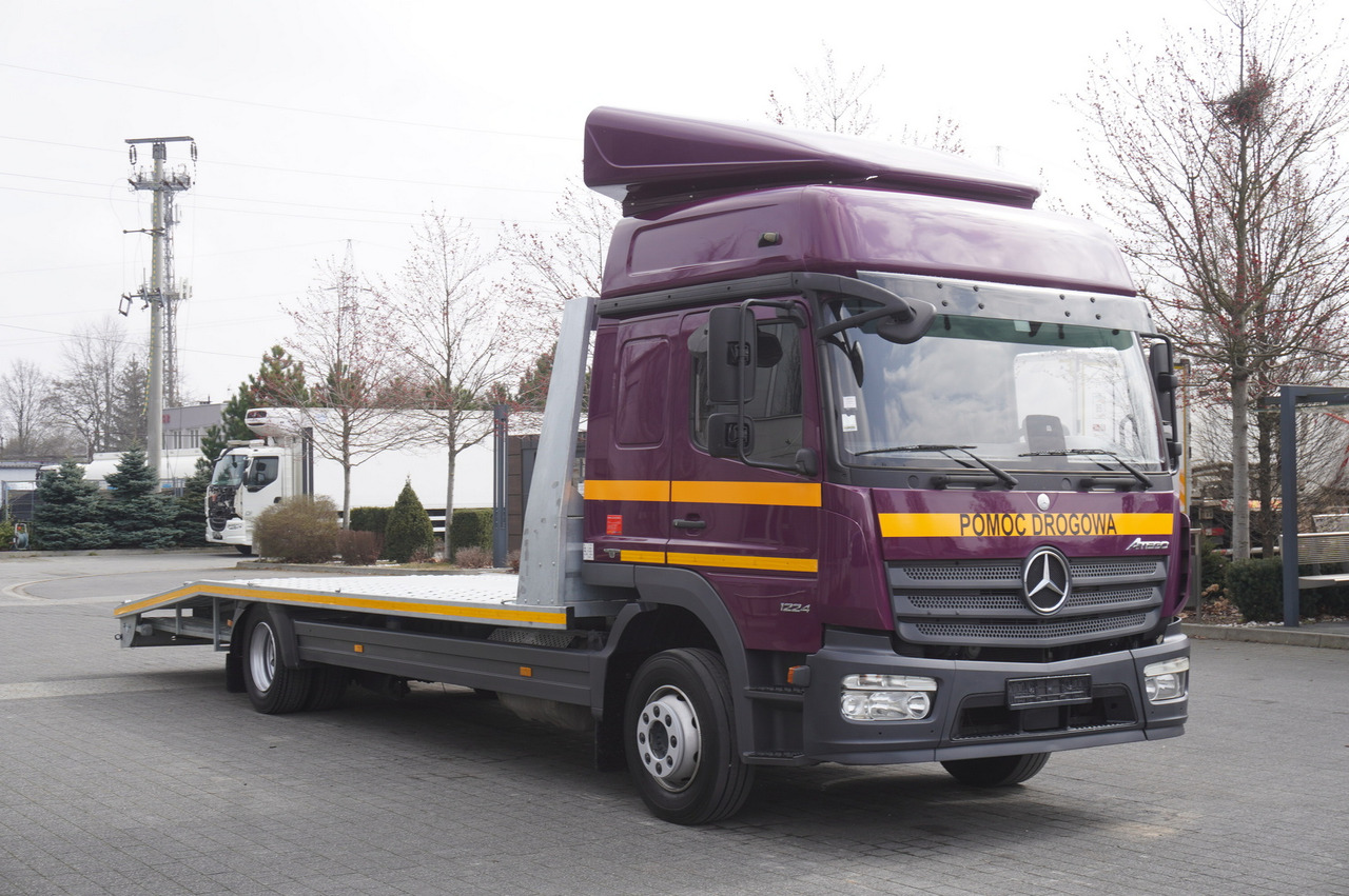 Truk pengangkut mobil MERCEDES-BENZ Atego 1224 / New galvanized tow truck: gambar 10