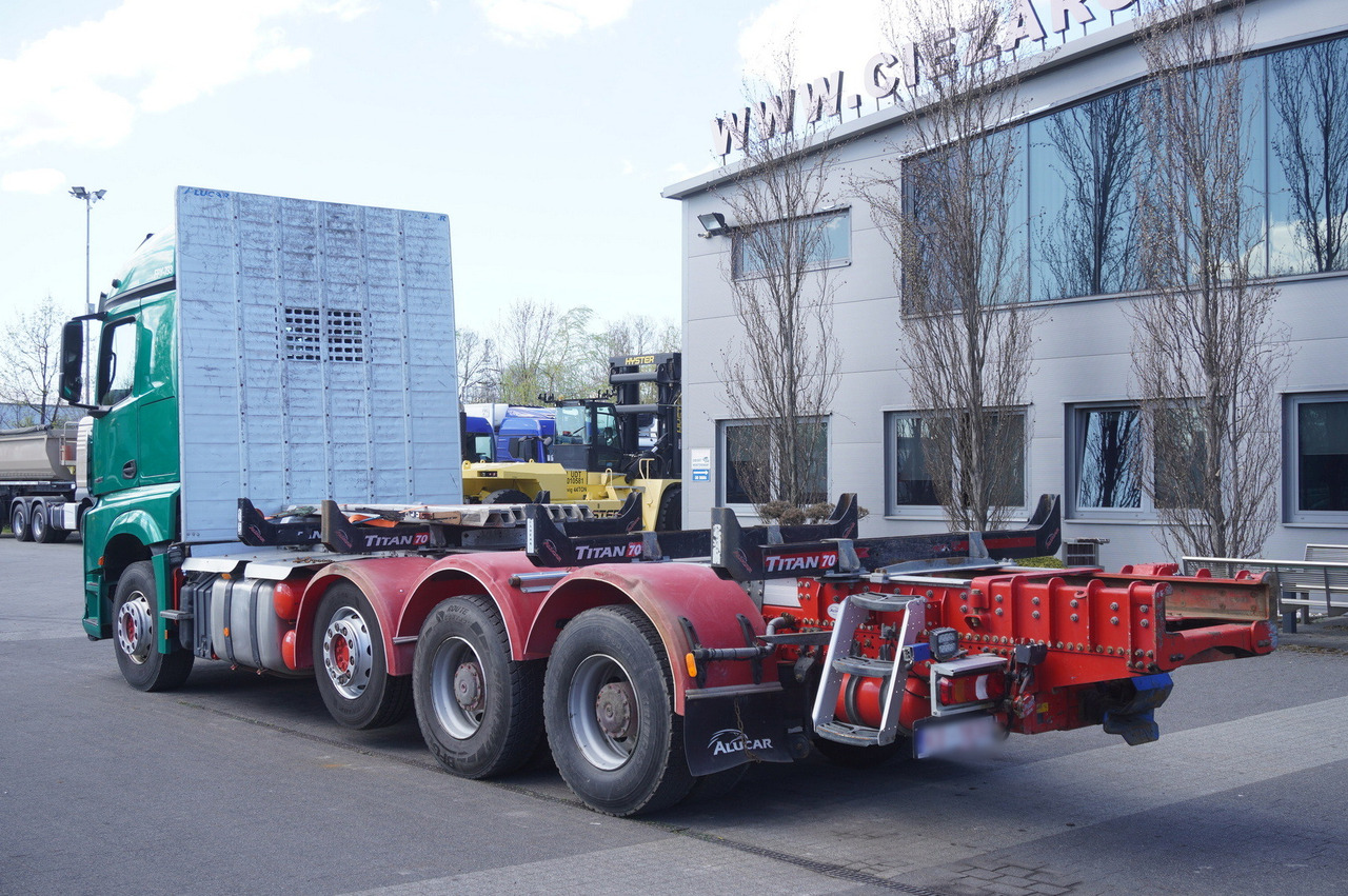 Mercedes-Benz Arocs 3563 8 × 4 / 630 HP / steered axle / Logging superstructure - Truk logging: gambar 5 Mercedes-Benz Arocs 3563 8 × 4 / 630 HP / steered axle / Logging superstructure - Truk logging: gambar 5