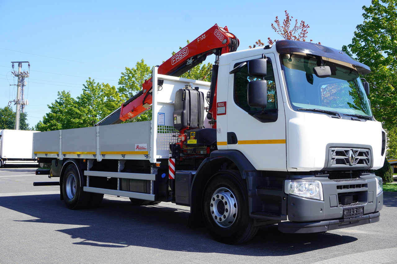RENAULT C280 DTI 8 / FASSI crane 5.6 T / range 8 m / Flatbed 15 EPAL - Truk derek: gambar 5 RENAULT C280 DTI 8 / FASSI crane 5.6 T / range 8 m / Flatbed 15 EPAL - Truk derek: gambar 5