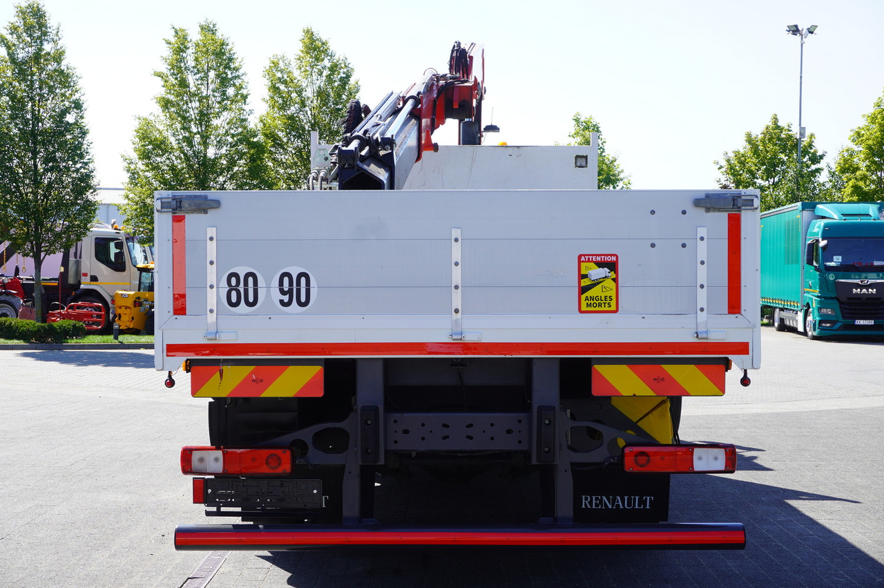 RENAULT C280 DTI 8 / FASSI crane 5.6 T / range 8 m / Flatbed 15 EPAL - Truk flatbed, Truk derek: gambar 3 RENAULT C280 DTI 8 / FASSI crane 5.6 T / range 8 m / Flatbed 15 EPAL - Truk flatbed, Truk derek: gambar 3