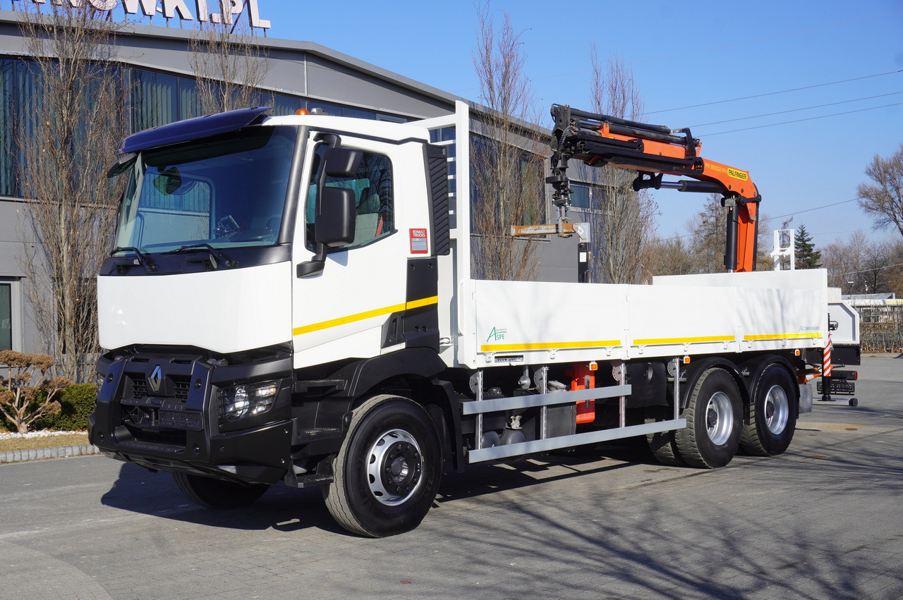 RENAULT C380 / 6x4 / HDS Palfinger PK 18002-EH 6000 kg - Truk flatbed, Truk derek: gambar 2 RENAULT C380 / 6x4 / HDS Palfinger PK 18002-EH 6000 kg - Truk flatbed, Truk derek: gambar 2