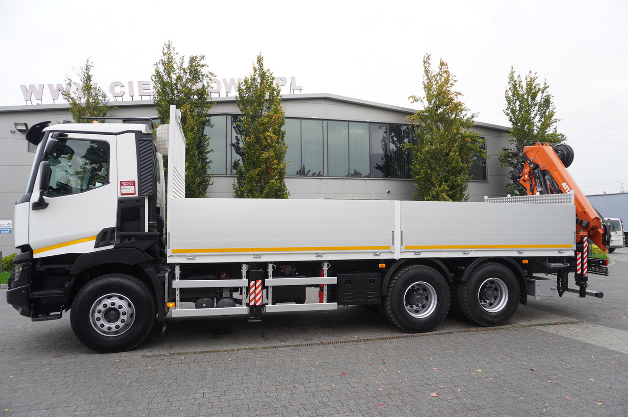 RENAULT C380 Comfort 6x4 / Atlas 172.3E crane / Range 12.3 m / capacity 6.1 t / Flatbed 17 EPAL - Truk derek: gambar 4 RENAULT C380 Comfort 6x4 / Atlas 172.3E crane / Range 12.3 m / capacity 6.1 t / Flatbed 17 EPAL - Truk derek: gambar 4